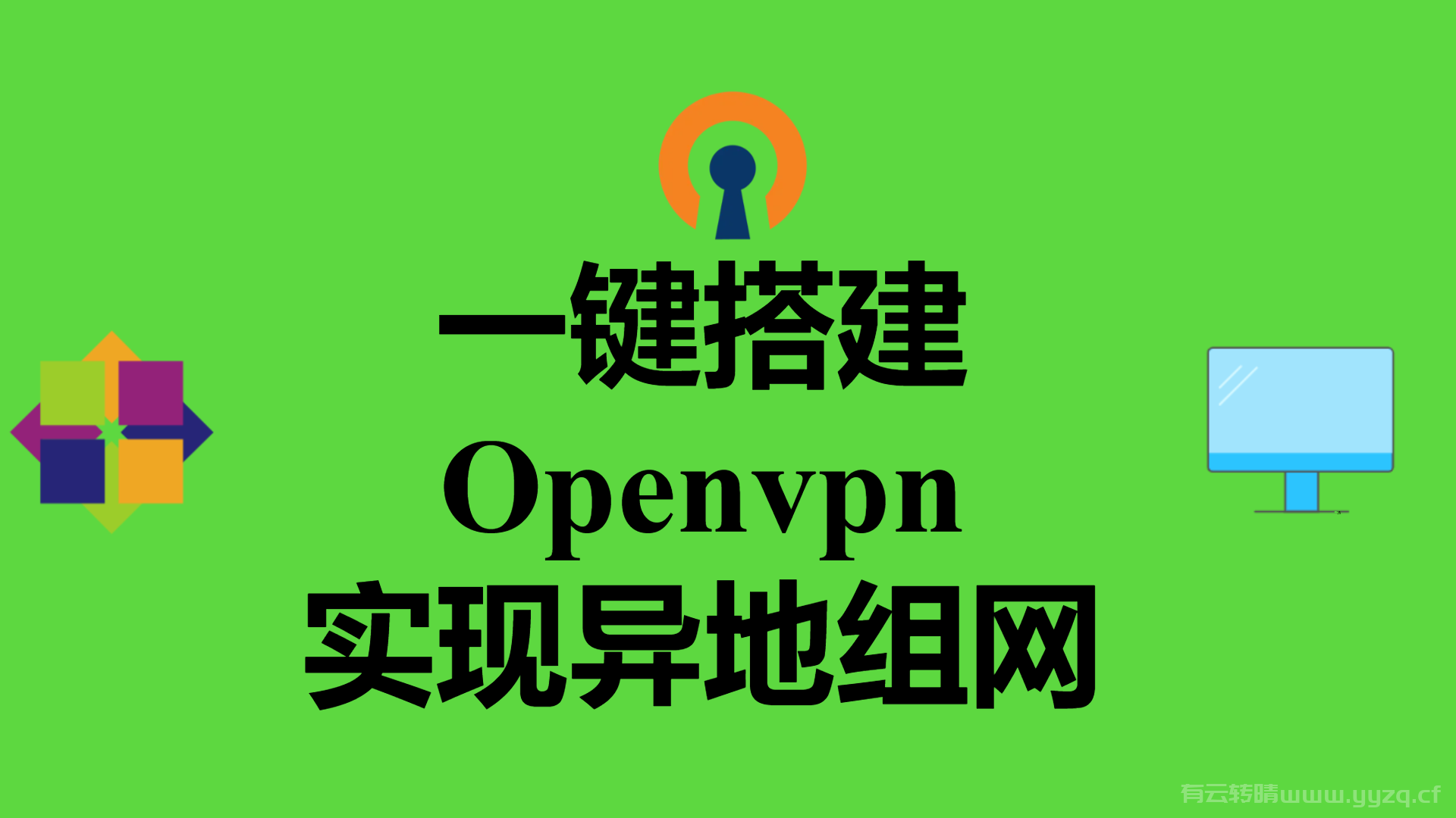 一键搭建openvpn服务，实现异地组网，异地办公。